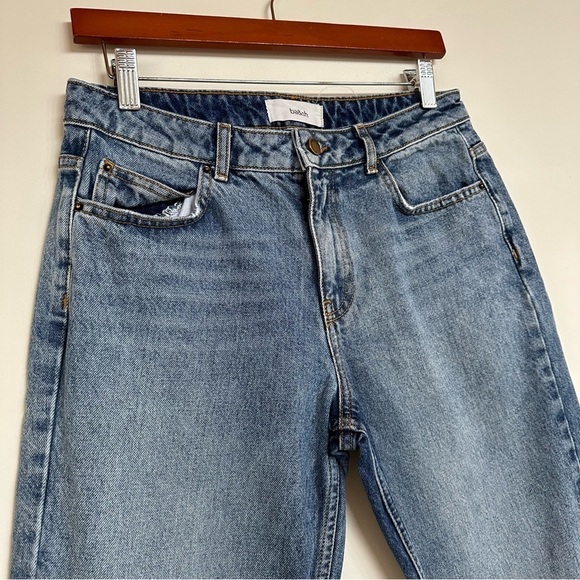 Ba&sh Evan Raw Hem Cropped Jeans Size 1 / Small - Picture 4 of 13